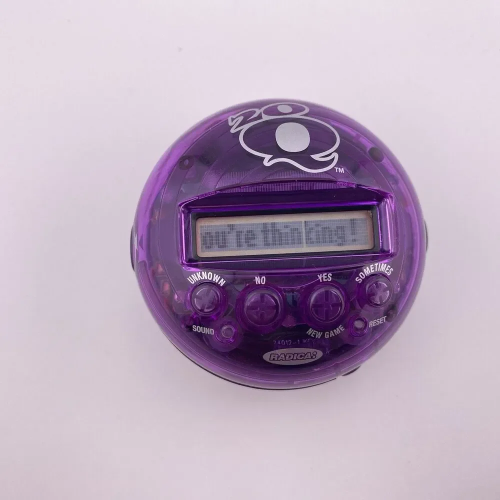 20Q - 20 Questions Electronic Hand Held Game Purple 2005 Radica Tested Works